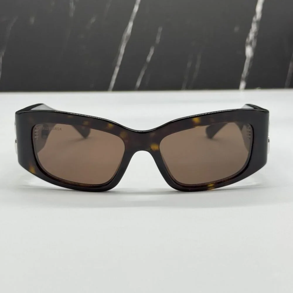 NEW BALENCIAGA BB0360S 002 UNISEX HAVANA SUNGLASSES